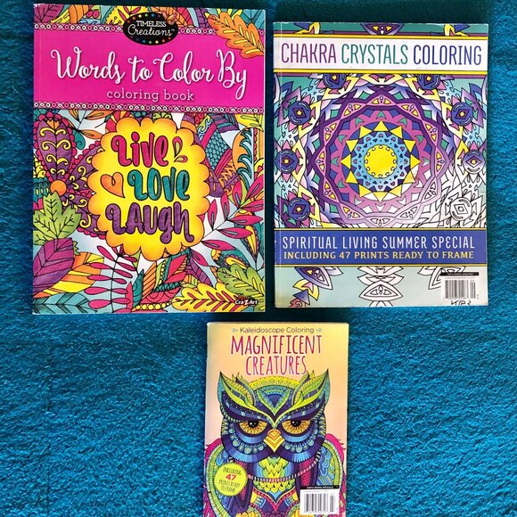 10 Coloring Books & Gel Pen Bundle - Picture 3 of 14